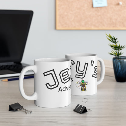 Jerry's Adventures Ceramic Mug | Funny Gift for Friends | Unique Coffee Cup | Gifts for Birthdays, Holidays, or Office