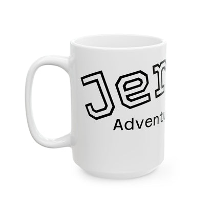 Jerry's Adventures Ceramic Mug | Funny Gift for Friends | Unique Coffee Cup | Gifts for Birthdays, Holidays, or Office
