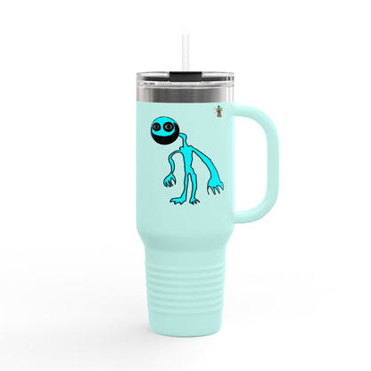 Glimbo Horror Insulated Travel Mug, 40oz - Perfect for Road Trips, Camping, Outdoor Adventures, Gifts for Space Lovers, Unique Coffee Mug