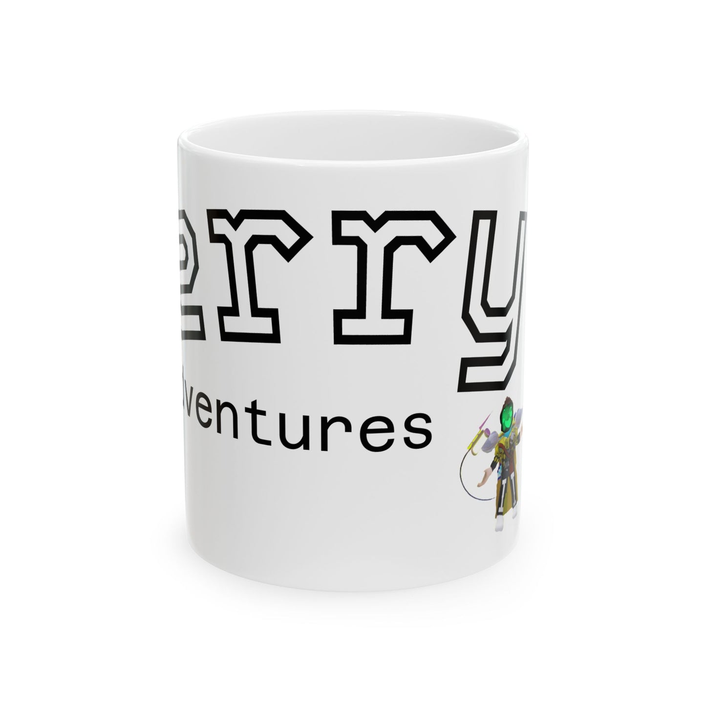 Jerry's Adventures Ceramic Mug | Funny Gift for Friends | Unique Coffee Cup | Gifts for Birthdays, Holidays, or Office