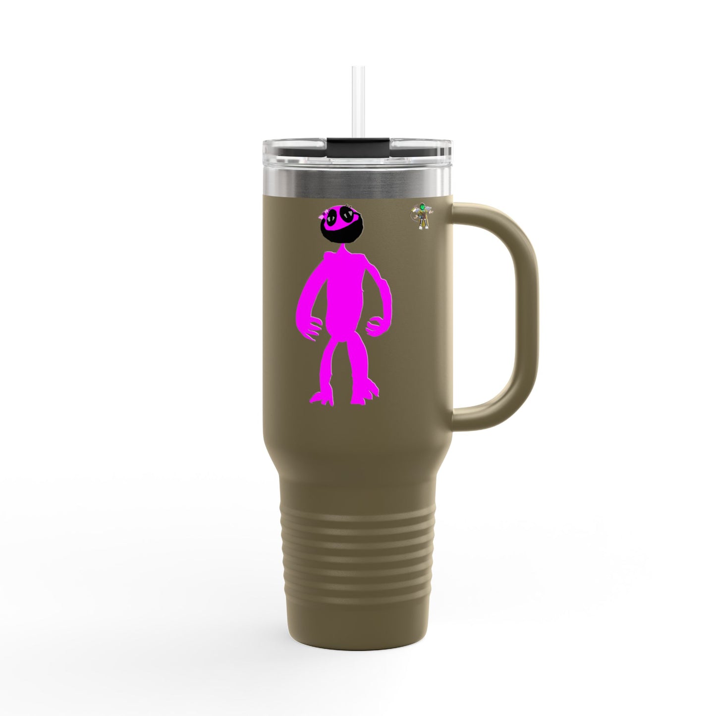 Glimbilena Horror Insulated Travel Mug, 40oz - Perfect for Road Trips, Camping, Outdoor Adventures, Gifts for Space Lovers, Unique Coffee Mug