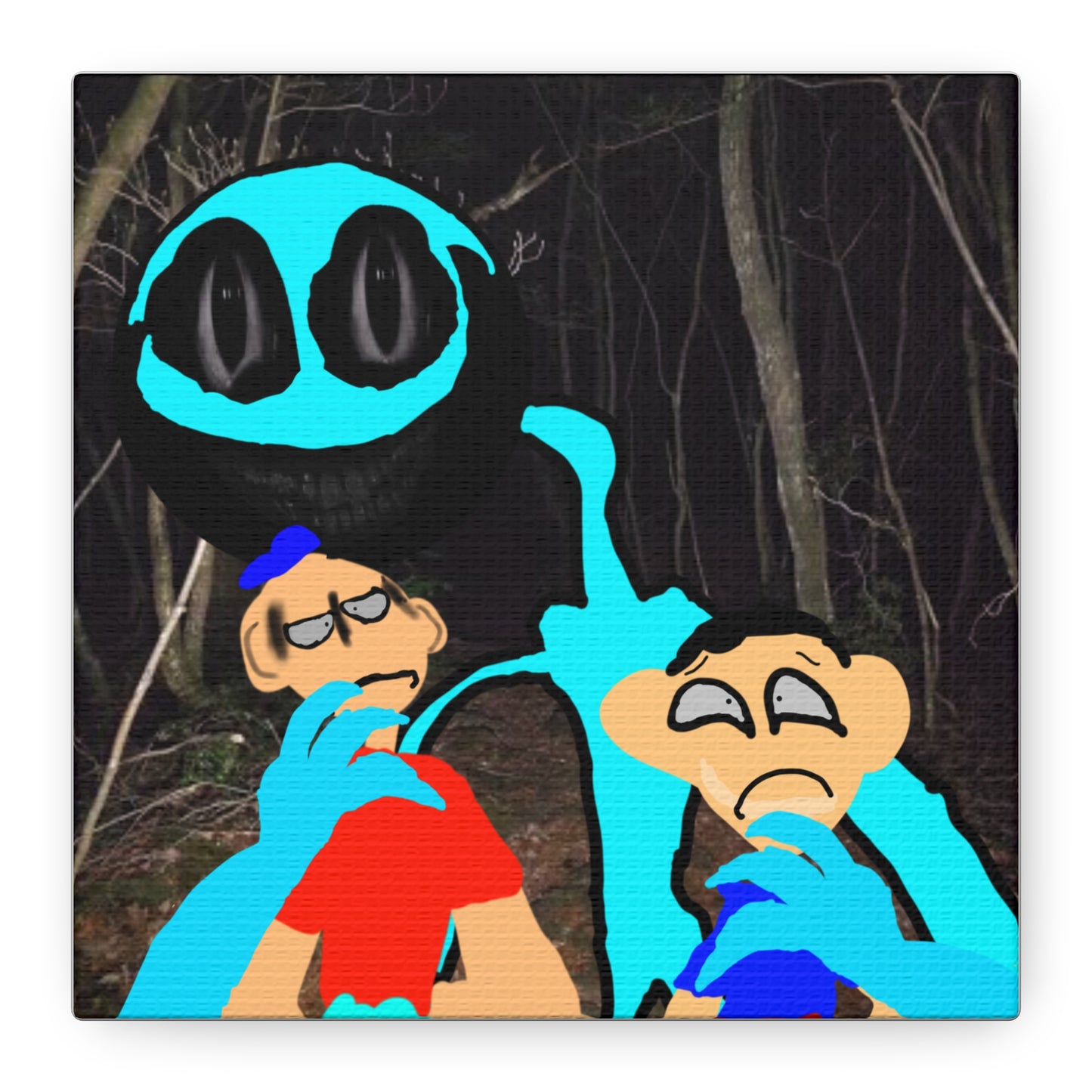 Glimbo Kills Two Children - Matte Canvas, Stretched, 1.25"