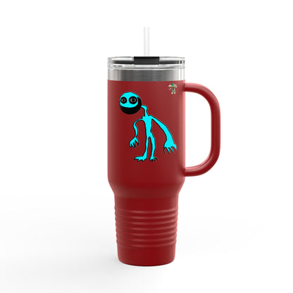 Glimbo Horror Insulated Travel Mug, 40oz - Perfect for Road Trips, Camping, Outdoor Adventures, Gifts for Space Lovers, Unique Coffee Mug