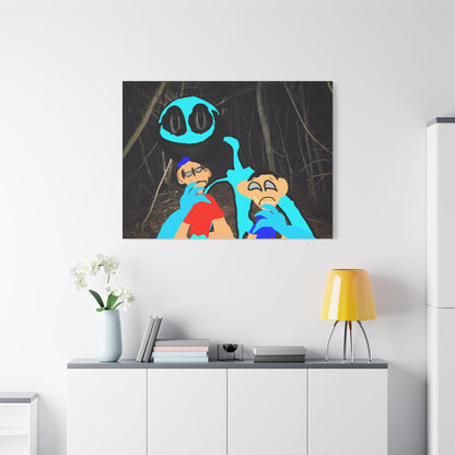 Glimbo Kills Two Children - Matte Canvas, Stretched, 1.25"