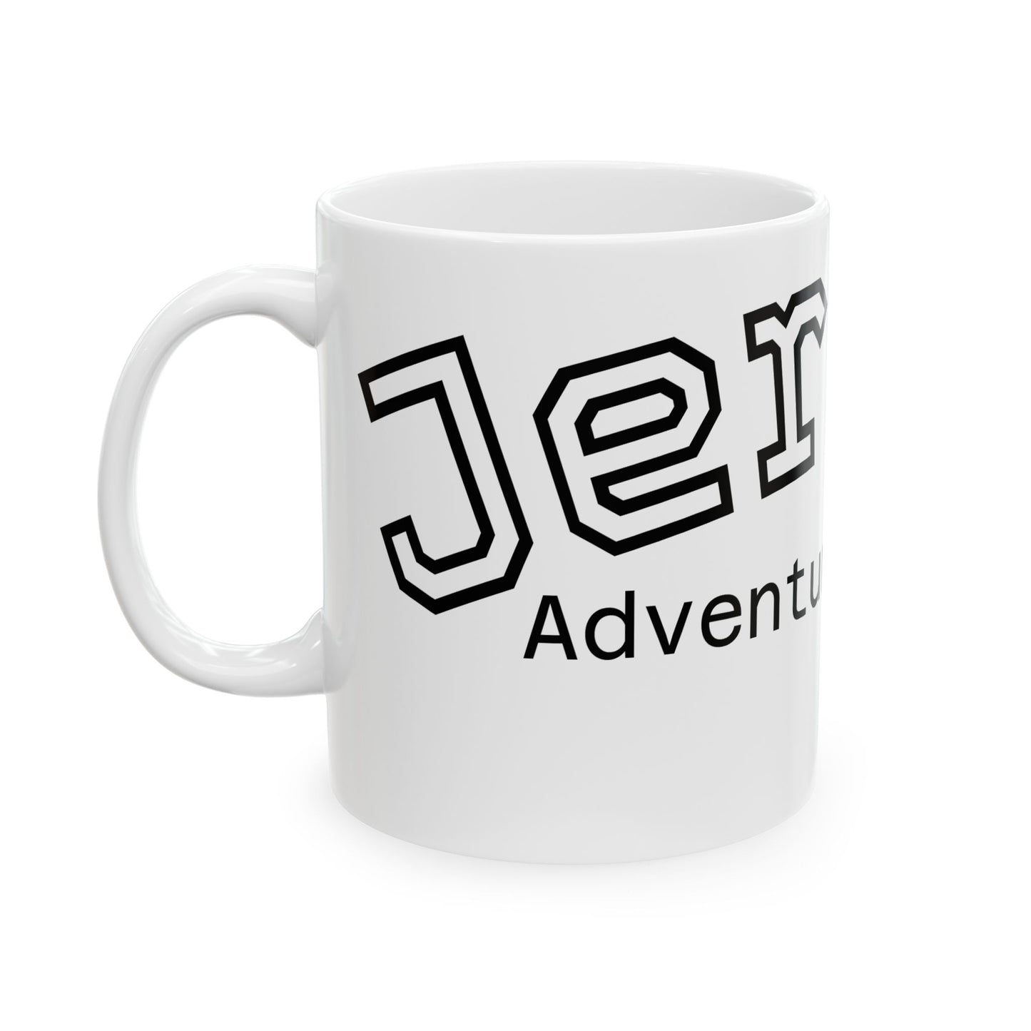 Jerry's Adventures Ceramic Mug | Funny Gift for Friends | Unique Coffee Cup | Gifts for Birthdays, Holidays, or Office