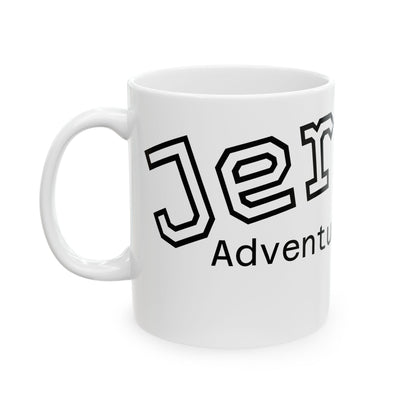 Jerry's Adventures Ceramic Mug | Funny Gift for Friends | Unique Coffee Cup | Gifts for Birthdays, Holidays, or Office