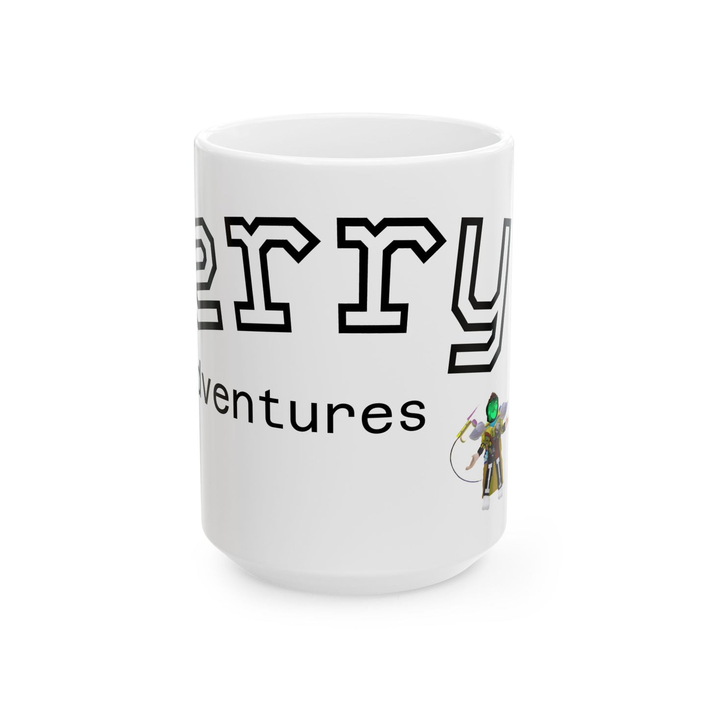 Jerry's Adventures Ceramic Mug | Funny Gift for Friends | Unique Coffee Cup | Gifts for Birthdays, Holidays, or Office