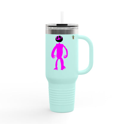 Glimbilena Horror Insulated Travel Mug, 40oz - Perfect for Road Trips, Camping, Outdoor Adventures, Gifts for Space Lovers, Unique Coffee Mug