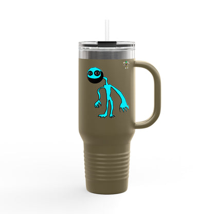 Glimbo Horror Insulated Travel Mug, 40oz - Perfect for Road Trips, Camping, Outdoor Adventures, Gifts for Space Lovers, Unique Coffee Mug
