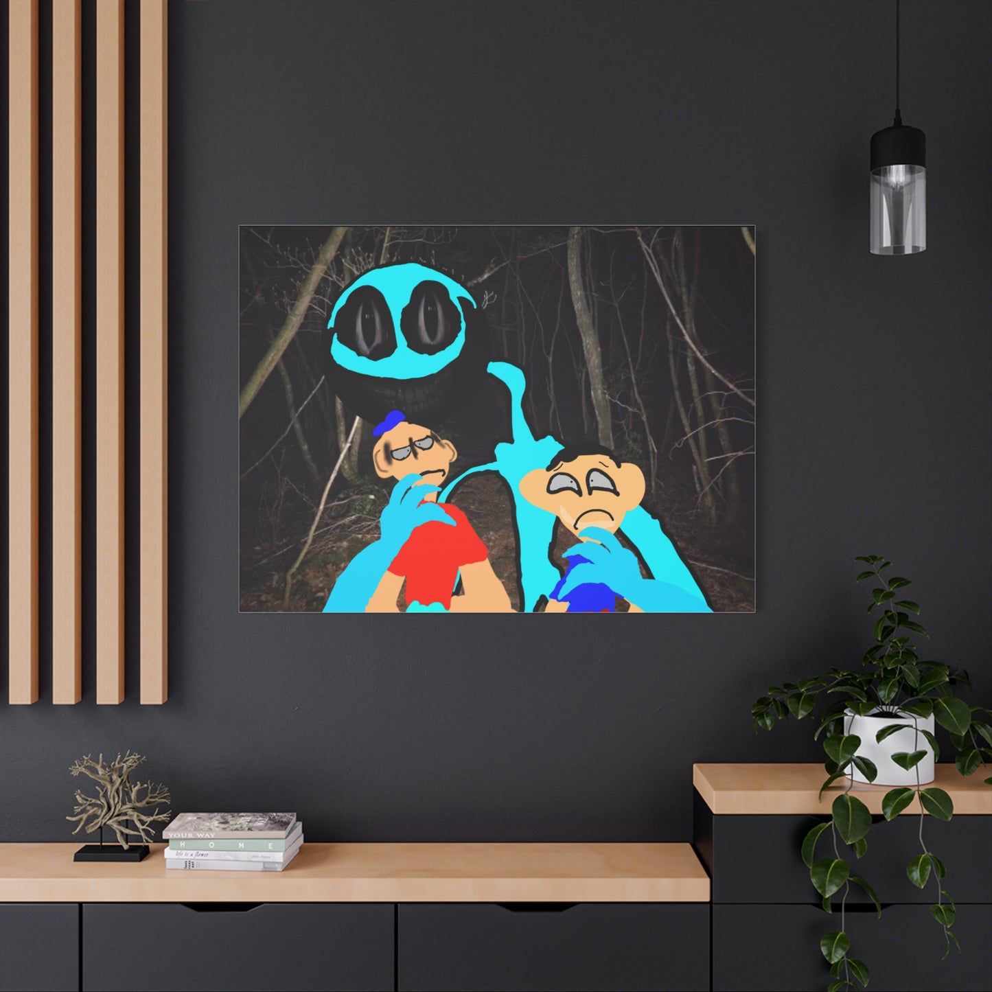 Glimbo Kills Two Children - Matte Canvas, Stretched, 1.25"