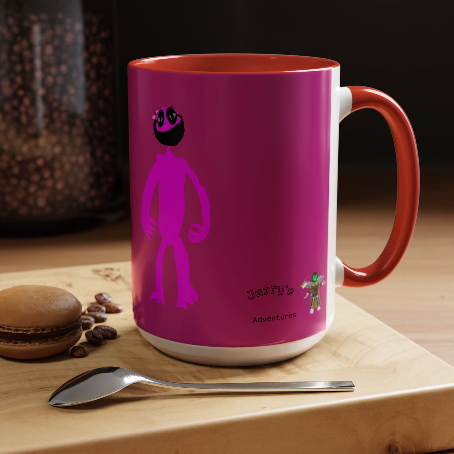Glimbilena Coffee Mug - Unique Mug for Coffee Lovers, Fun Office Decor, Cartoon Mug, Birthday Gift