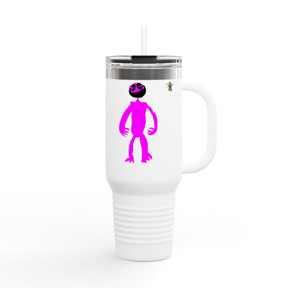 Glimbilena Horror Insulated Travel Mug, 40oz - Perfect for Road Trips, Camping, Outdoor Adventures, Gifts for Space Lovers, Unique Coffee Mug