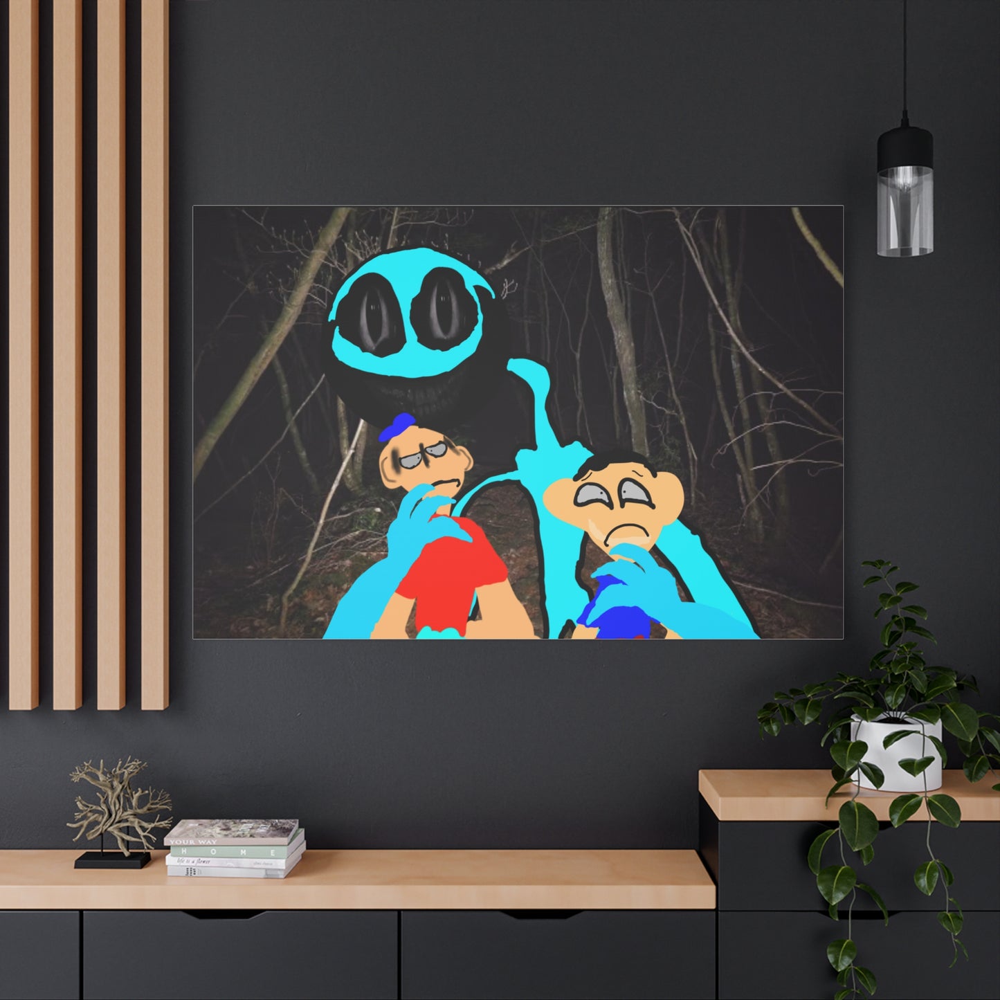 Glimbo Kills Two Children - Matte Canvas, Stretched, 1.25"