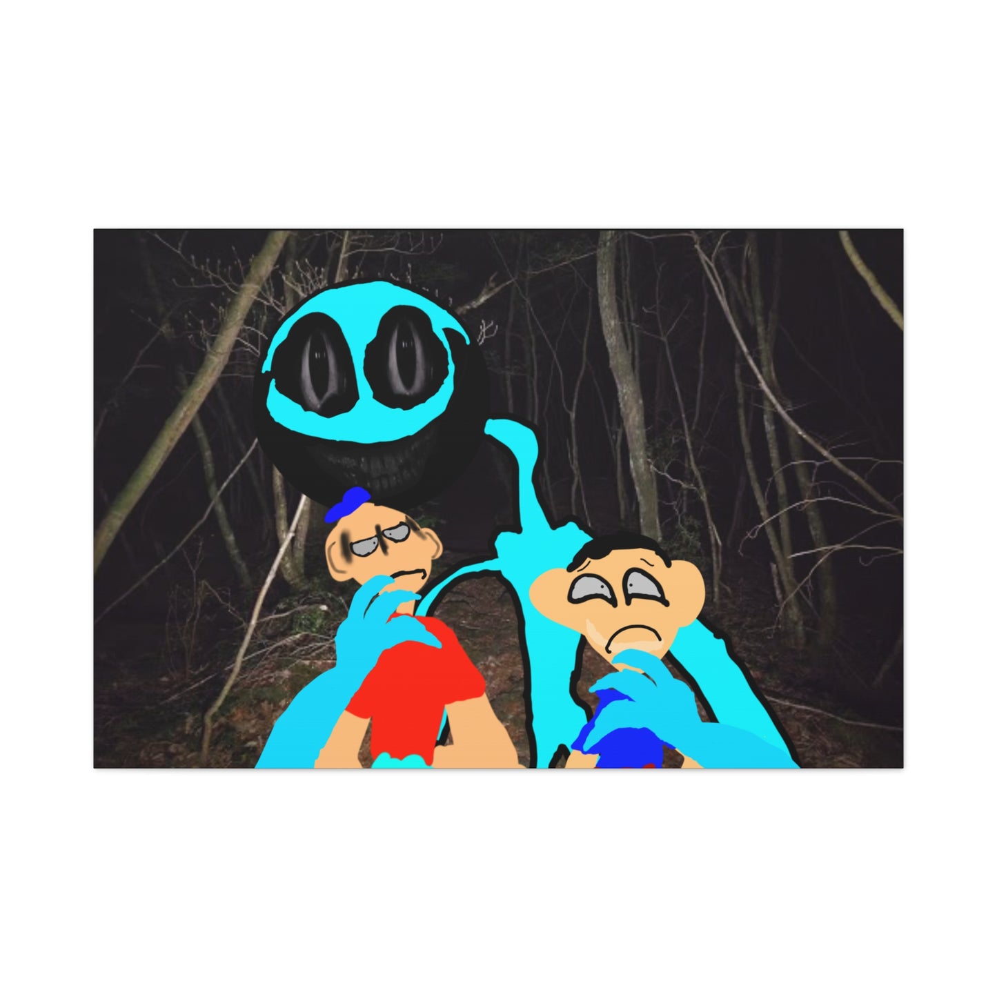 Glimbo Kills Two Children - Matte Canvas, Stretched, 1.25"