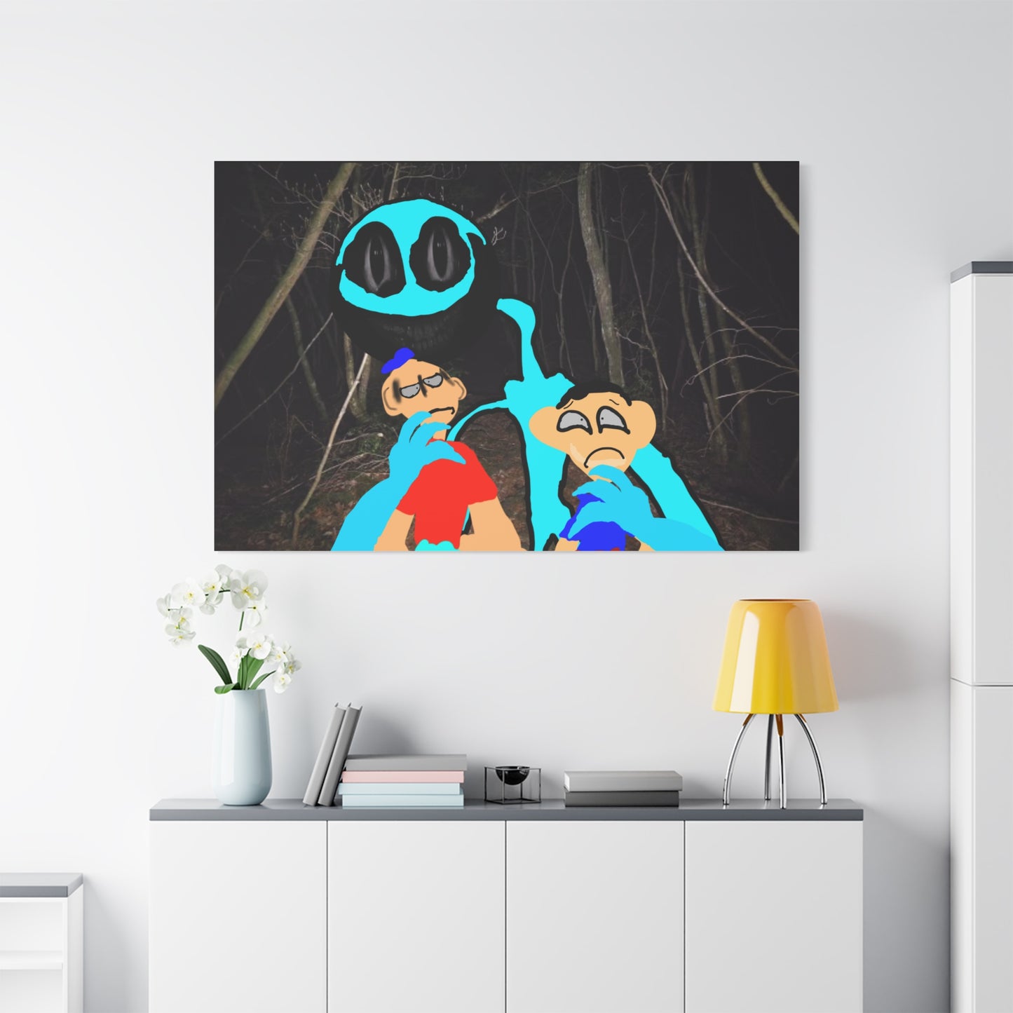 Glimbo Kills Two Children - Matte Canvas, Stretched, 1.25"