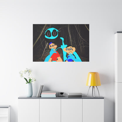 Glimbo Kills Two Children - Matte Canvas, Stretched, 1.25"